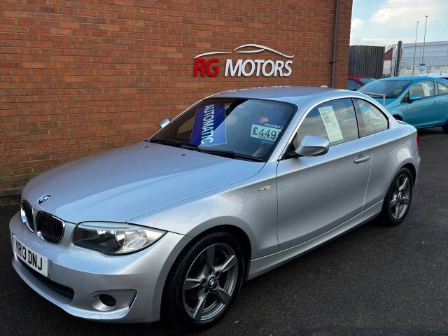 BMW 1 Series 2.0 118d Exclusive Edition Black 2dr Auto Coupe Coupe Diesel Silver