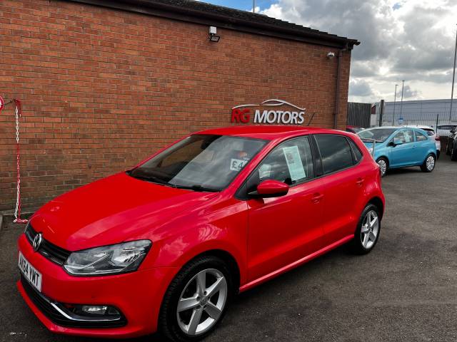 Volkswagen Polo 1.4 TDI 90 SEL Red 5dr Hatch, Hatchback Diesel Red