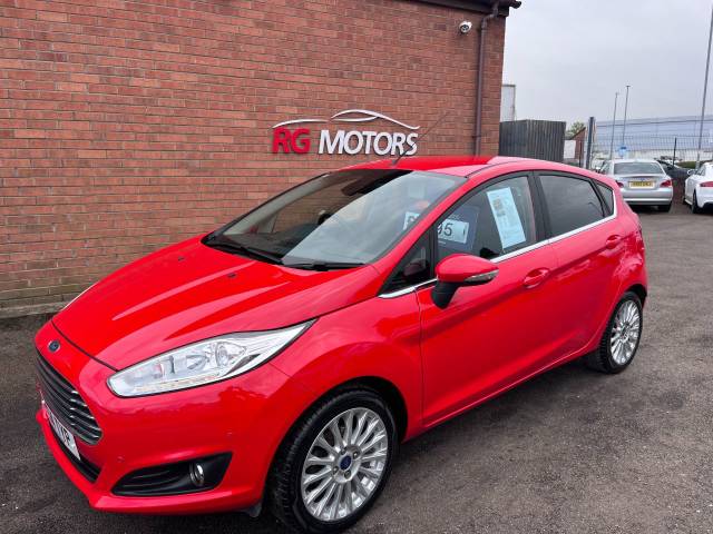 Ford Fiesta 1.0 EcoBoost Titanium Red 5dr Hatch Hatchback Petrol Red