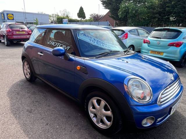 2007 Mini Hatchback 1.6 Cooper Blue 3dr Hatch, Full Mot, Valet, Service,