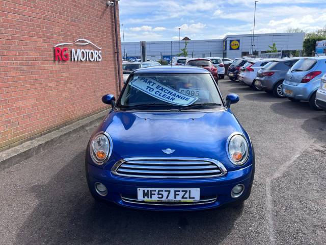 2007 Mini Hatchback 1.6 Cooper Blue 3dr Hatch, Full Mot, Valet, Service,