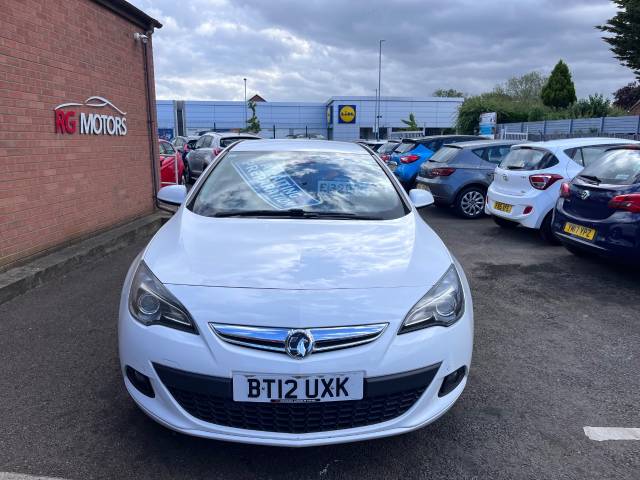 2012 Vauxhall Astra GTC 1.6T 16V SRi White 3dr Hatch