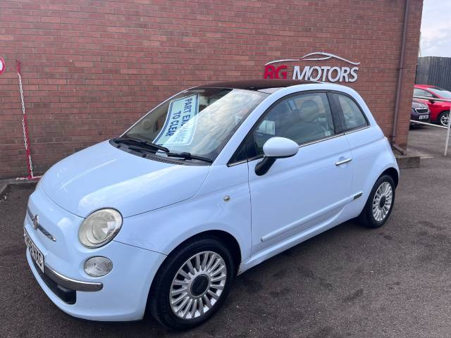 Fiat 500 1.2 Lounge 3dr Hatchback Petrol Blue