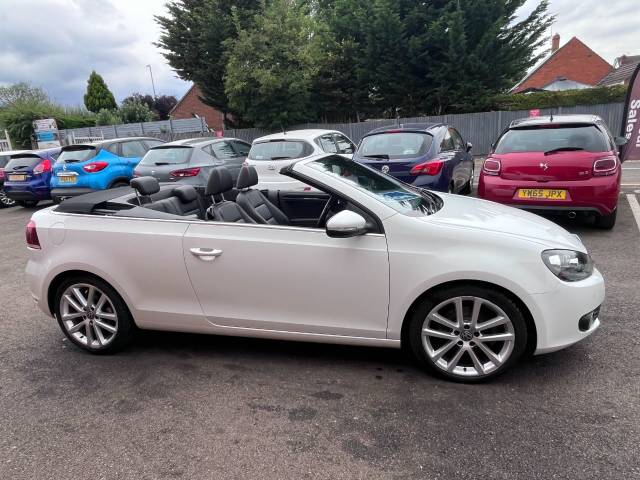 2012 Volkswagen Golf 1.4 TSI GT White 2dr Cabriolet