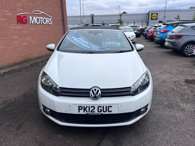 2012 Volkswagen Golf 1.4 TSI GT White 2dr Cabriolet