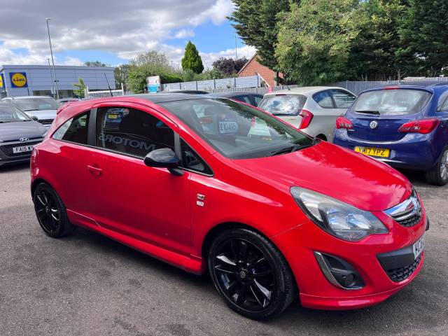 2012 Vauxhall Corsa 1.2 Limited Edition Red 3dr Hatch