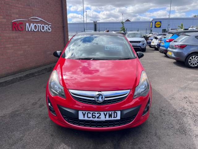 2012 Vauxhall Corsa 1.2 Limited Edition Red 3dr Hatch