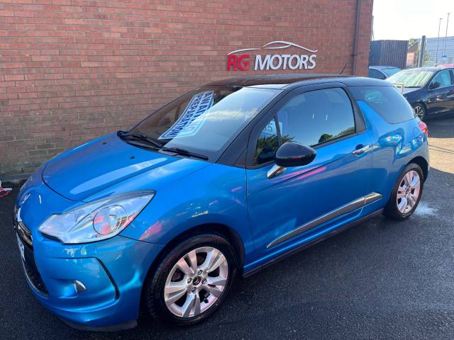 Citroen DS3 1.6 VTi 16V DStyle Blue 3dr Hatch Hatchback Petrol Blue