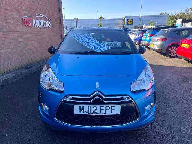 2012 Citroen DS3 1.6 VTi 16V DStyle Blue 3dr Hatch