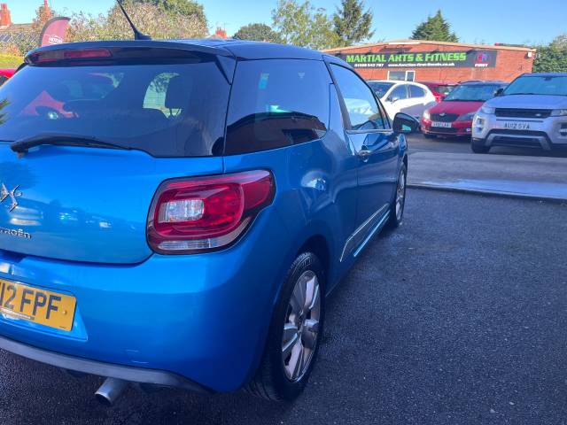 2012 Citroen DS3 1.6 VTi 16V DStyle Blue 3dr Hatch