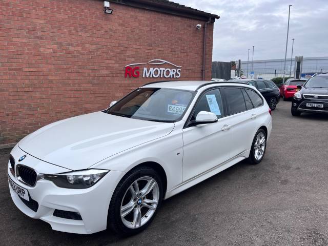 BMW 3 Series 2.0 320d xDrive M Sport White 5dr Estate Estate Diesel White