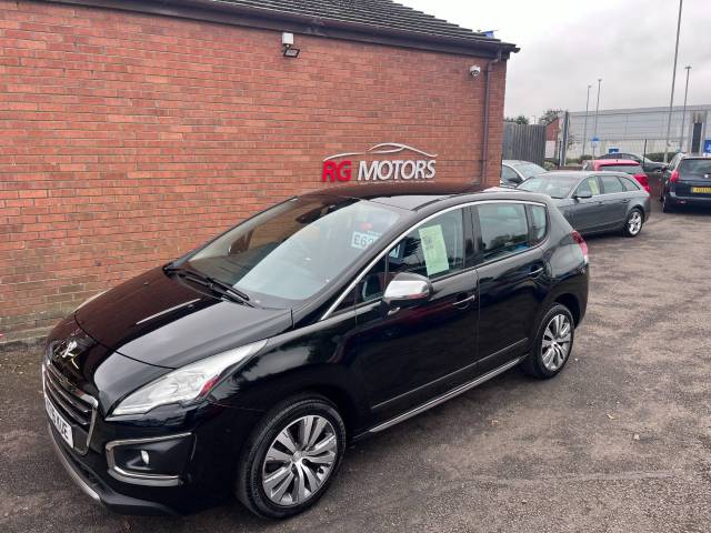 Peugeot 3008 1.6 e-HDi Active Black 5dr Auto Hatch, Hatchback Diesel Black