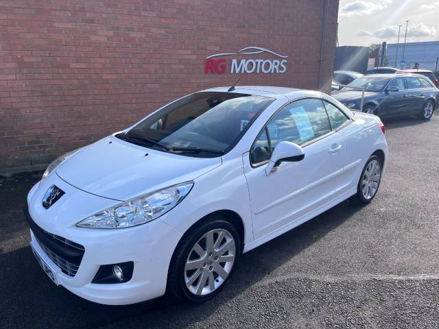 Peugeot 207 1.6 VTi GT White 2dr Convertible Convertible Petrol White