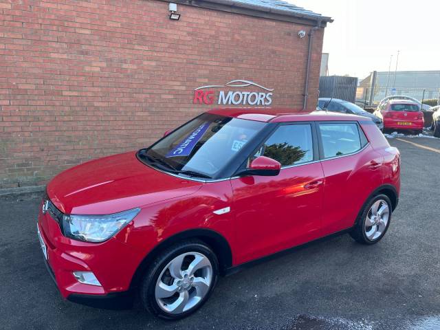 SsangYong Tivoli 1.6 D EX Red 5dr Auto Hatchback Diesel Red