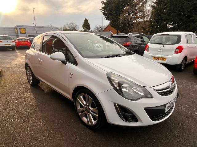 2014 Vauxhall Corsa 1.2 SXi White 3dr Hatch