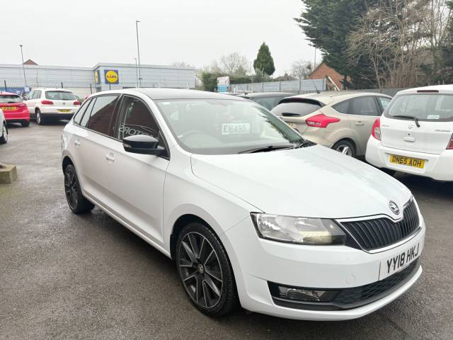 2018 Skoda Rapid Spaceback 1.0 TSI 110 SE Sport White 5dr Hatch