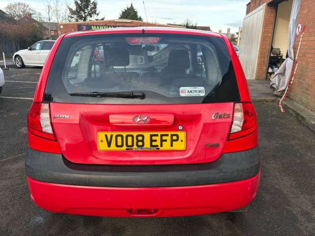 2008 Hyundai Getz 1.1 GSI Red 3dr Hatch